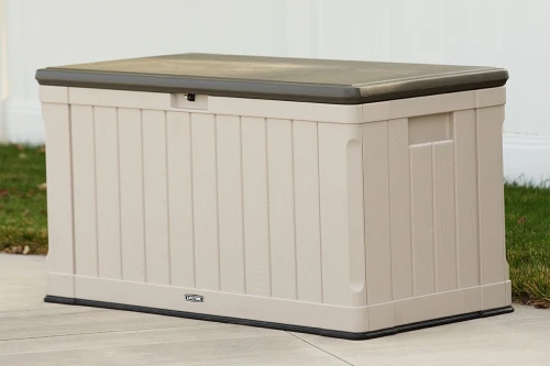 Сундук пластиковый Sand and Brown 439 л, бежево-коричневый