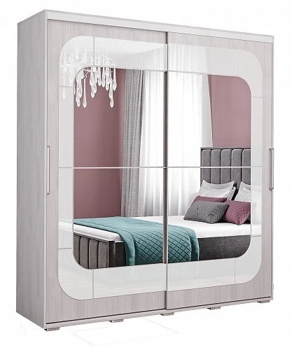 Шкаф-купе с зеркалом Крафт-7