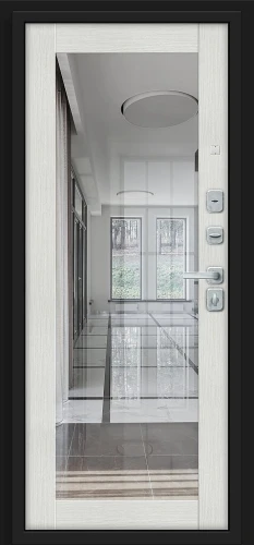 Входная дверь BRAVO Флэт/BChrome Almon/Bianco Melinga