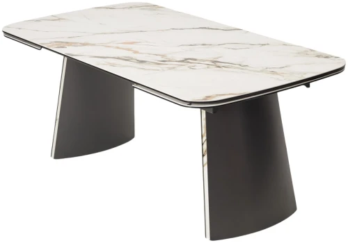 Стол VALDEMAR 180 KL-188 итальянская керамика, стекло/ каркас темно-серый/Kl-188, ®DISAUR