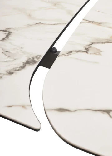 Стол VALDEMAR 180 KL-188 итальянская керамика, стекло/ каркас темно-серый/Kl-188, ®DISAUR