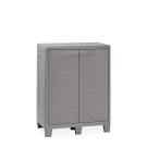 Уличная тумба TOOMAX 2х дверная глубокая WOODY'S XL (2 полки), Серый, NEW