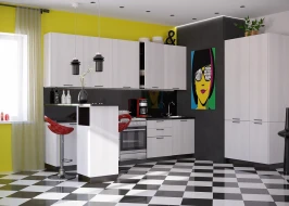 Модульная кухня Хелмер 4000 Анкор МДФ прямая Модульная кухня Хелмер 4000 Анкор МДФ прямая