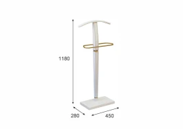Вешалка костюмная Васко В 70 белый ясень/золото