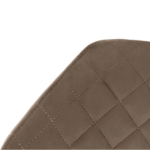 Стул «Вилла», велюр Бренди латте, каркас черный