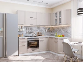 Готовый кухонный гарнитур Барселона-05 Кашемир