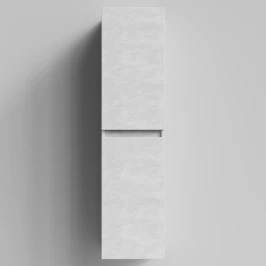 Пенал Бест 35 (2 двери) подвесной, Белый камень ПВХ 57805, правый