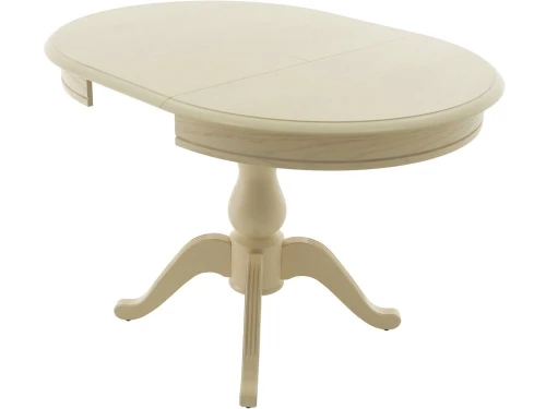 Обеденная группа (Стол Фабрицио-1 и 4 стула Тулон), слоновая кость