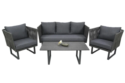 Набор мебели Стелла  арт.GS001  антрацит, серый "Garden story"