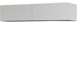 Шкаф навесной «Альда 2Д 1» КМК 0782.3, белый/белый глянец