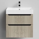 Тумба Бонум 1, 60 подвесной, Дуб цвет 22 Vodok с раковиной в комплекте Тумба Бонум 1, 60 подвесной, Дуб цвет 22 Vodok с раковиной в комплекте