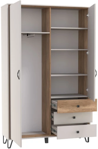 Шкаф комбинированный 62.02 Рио Кашемир / Дуб каньон