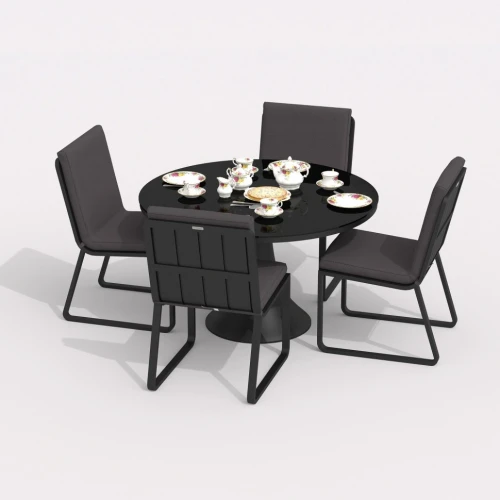 Стул GIRA антрацит - каркас карбон