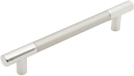 Ручка рейлинг мебельная С-15 Хром 168*12*25