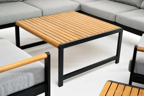 Лаунж зона из алюминия MAYA темно-серый графит  Joygarden