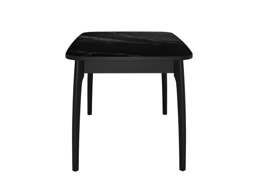 Стол DikLine MK15 Керамика Черный мрамор/подстолье черное/опоры черные