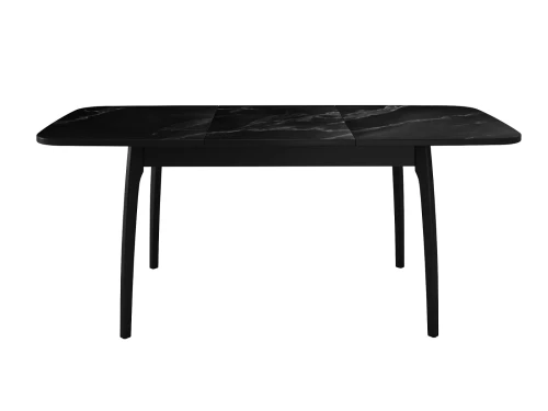 Стол DikLine MK15 Керамика Черный мрамор/подстолье черное/опоры черные