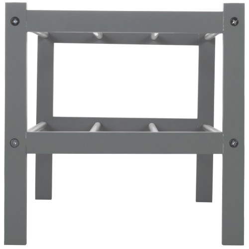 Обувница Атлас серый