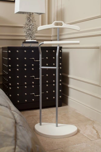 Вешалка костюмная Д 10 металлик/ слоновая кость