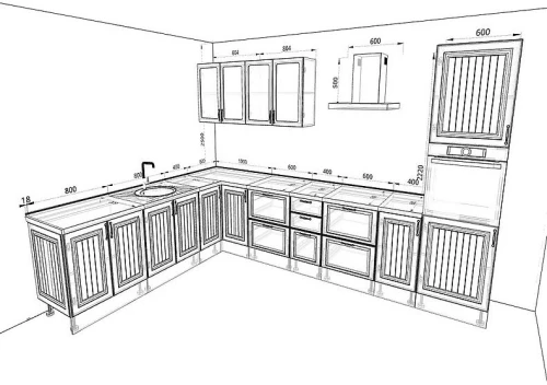 Кухня Принцесса Комплектация 9