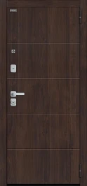 Входная дверь BRAVO Флэт/BChrome Almon/Cappuccino Melinga