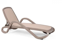 Шезлонг Nardi Alfa с подлокотниками, тортора