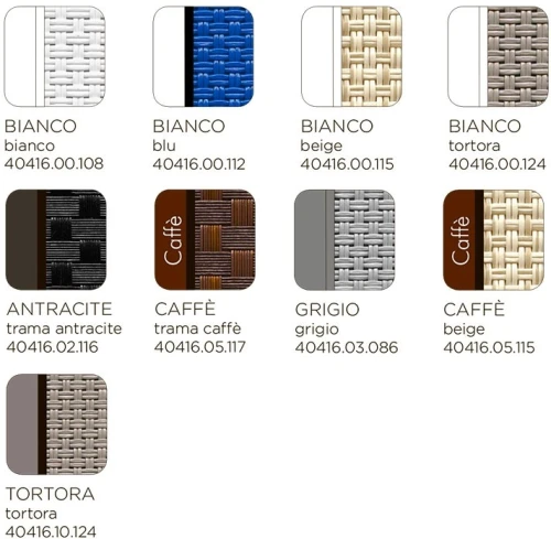 Шезлонг Nardi Alfa с подлокотниками, тортора