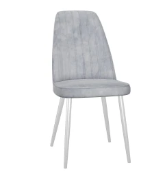 Стул DikLine 326 B22 GREY, ножки белые