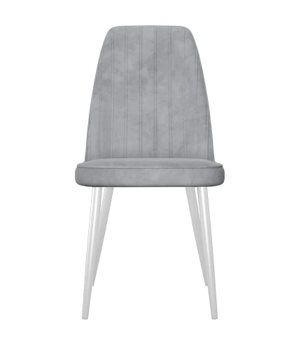 Стул DikLine 326 B22 GREY, ножки белые