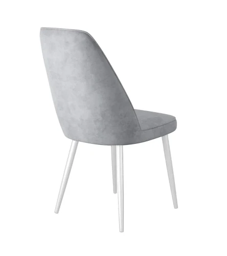 Стул DikLine 326 B22 GREY, ножки белые