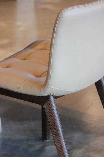 Стул KUGA 40.37 (ELM L008 WOODS/ TR505 белый , экокожа)