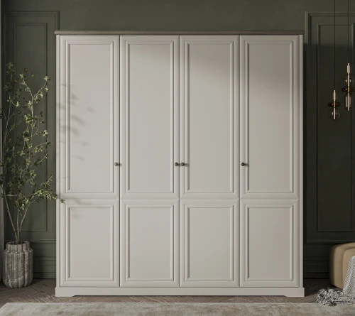 TOSCANA NEW, Шкаф 4DG. Цвет ПЕРСИДСКИЙ ЖЕМЧУГ/КАНЬОН