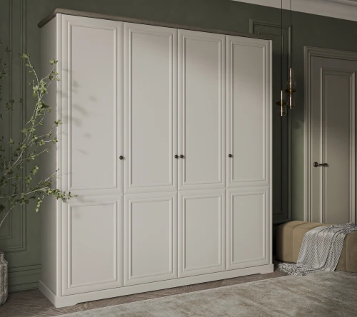 TOSCANA NEW, Шкаф 4DG. Цвет ПЕРСИДСКИЙ ЖЕМЧУГ/КАНЬОН