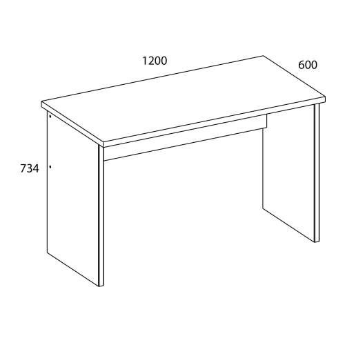 Стол письменный 120,DIESEL , цвет дуб мадура