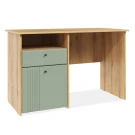 Стол письменный Вега Саксония серо-зеленый