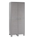 Уличный шкаф TOOMAX 2х дверный глубокий WOODY'S XL (4 полки), Серый, NEW