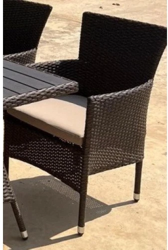 Плетеное кресло AM-196B Brown