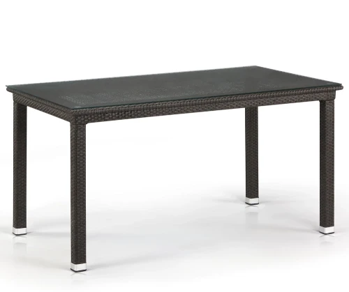 Плетеный стол T256A-W53-140x80 Brown