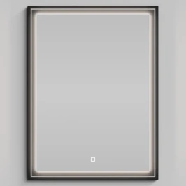 Зеркало Лайт 60, черный глянец