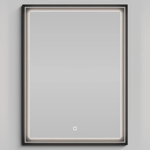 Зеркало Лайт 60, черный глянец