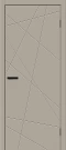 Межкомнатная дверь BRAVO Граффити-5.Д.П Clay Silk