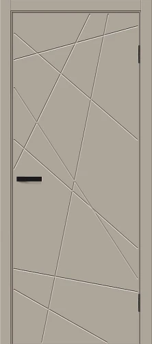 Межкомнатная дверь BRAVO Граффити-5.Д.П Clay Silk