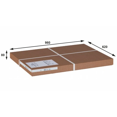 Стол журнальный Берже 1С тёмно-коричневый