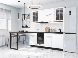 Готовый кухонный гарнитур Дублин-03 Special White Graphite