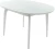 Стол «Ривьера» круг стекло белый, каркас белый