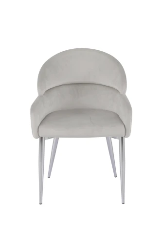 Стул обеденный Берклей D-1202D, серый/хром