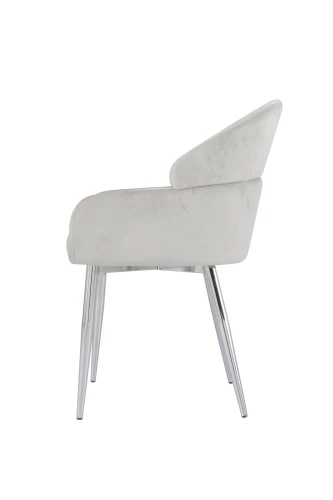 Стул обеденный Берклей D-1202D, серый/хром