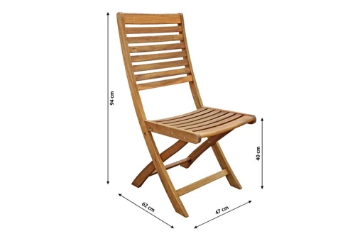 Стул из акации KARO складной  Joygarden