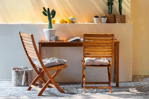 Стул из акации KARO складной  Joygarden