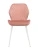 DC828 Стул мягкий, ПЫЛЬНО-РОЗОВЫЙ#G62-23 велюр, каркас металл белый КРУГЛЫЙ